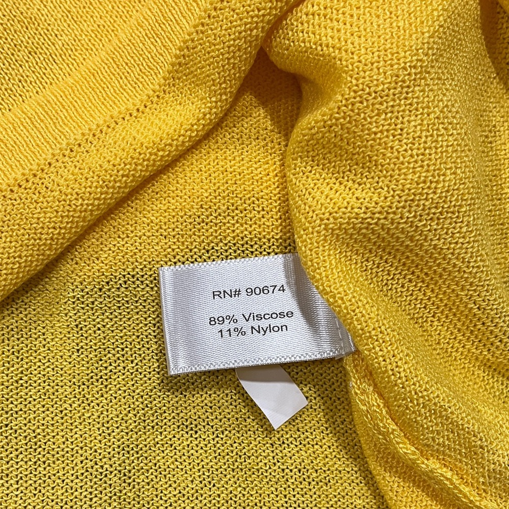 Boston Proper Yellow Ruffled Blouse - Picture 6 of 9